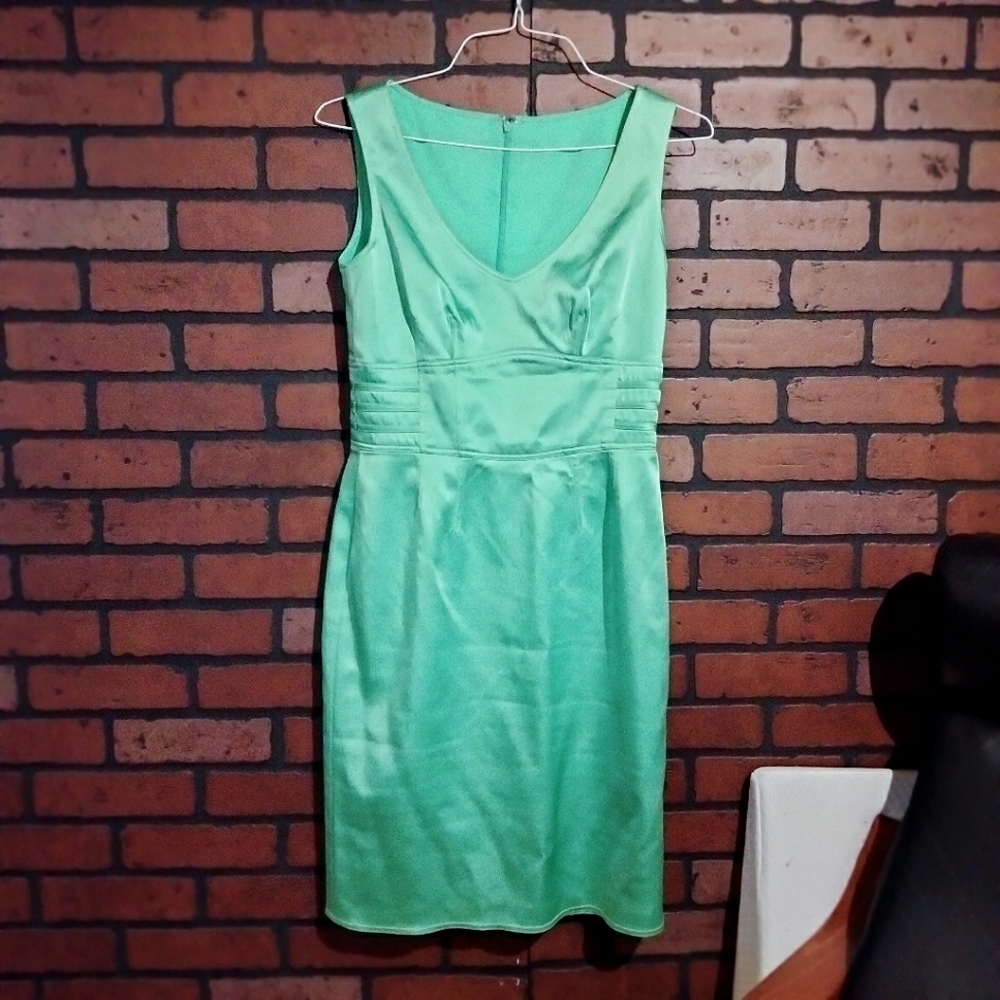Vintage Custom Barbie Green Dress 6